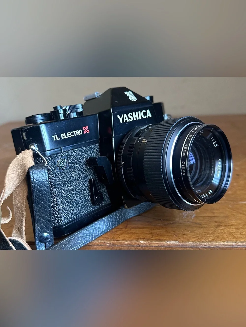 Yashica TL Electro X  35mm Film SLR  Camera w/Bushnell Automatic 1:2.8 35mm Lens